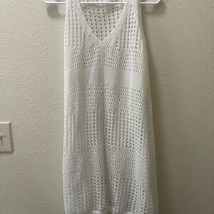 Cupshe White Crochet Swim Coverup